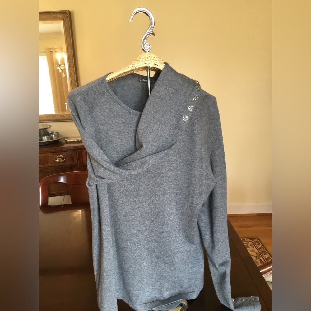 J. McLaughlin Gray Sweater